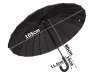 Duży parasol parasolka czarna wytrzymała elegancka Verk model 25002
