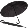Duży parasol parasolka czarna wytrzymała elegancka Verk model 25002