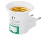 Adapter przejściówka na żarówkę wyłącznik 230V E27 Verk model 12267