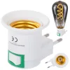 Adapter przejściówka na żarówkę wyłącznik 230V E27 Verk model 12267