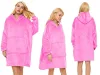 Ciepła bluza koc oversize xxl 2w1 gruba futrzak