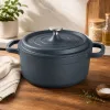 Garnek brytfanna do gotowania pieczenia non stick indukcja gaz pokrywa 2l