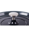 Garnek brytfanna do gotowania pieczenia non stick indukcja gaz pokrywa 4l