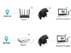 Wzmacniacz sygnału Wi-Fi 300 Mb s 2,4 GHz repeater access point