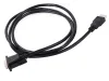 Kabel vga - hdmi 1,3m gold złote złącza full hd przewód d-sub