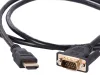 Kabel vga - hdmi 1,3m gold złote złącza full hd przewód d-sub