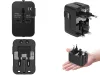 Adapter przejściówka wtyczka gniazdo UK USA EU AUS uniwersalna 2x USB Verk 06313
