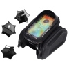 Torba rowerowa sakwa na ramę roweru etui na telefon wodoszczelna Verk model 14475