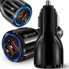 Ładowarka samochodowa do gniazd zapalniczki 2xUSB QuickCharge 3.0 szybka