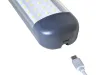 Latarka warsztatowa akumulatorowa 48 LED COB USB z hakiem i magnesem Verk model 11405