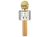 Mikrofon bezprzewodowy bluetooth głośnik karaoke modulator głosu okrągły Verk 01377_ZL