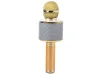 Mikrofon bezprzewodowy bluetooth głośnik karaoke modulator głosu okrągły Verk 01377_ZL