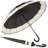 Elegancki duży parasol rządowy mocny XXL antypoślizgowa rączka automatyczny