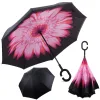 Parasol parasolka odwrócony składany odwrotnie mocne druty solidny stojący model 25000_R