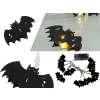 Lampki nietoperz 10 led wiszące halloween 200cm świecąca dekoracja ozdoba