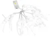 Łańcuch świetlny girlanda led halloween szkielet 2m 10 szkieletów wisząca