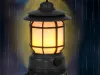 Lampa kempingowa biwakowa akumulatorowa LED USB turystyczna z hakiem i funkcją pochodni