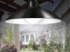 Lampa solarna LED wisząca ogrodowa z czujnikiem zmierzchu i pilotem