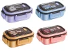 Lunchbox śniadaniówka pojemnik na śniadanie obiad z przegródkami sztućce