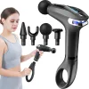 Pistolet do masażu pleców ciała nóg masażer mocny massage gun 4 końcówki Verk model 24577_CZ