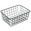 Kosz koszyk organizer metalowy druciany loft do kuchni na owoce czarny duży