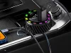 Ładowarka samochodowa USB-C 15W i USB-A 15W do gniazda zapalniczki szybka