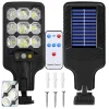 Lampa solarna zewnętrzna LED uliczna z czujnikiem ruchu i zmierzchu + pilot Verk model 12372