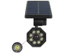 Lampa solarna 8 LED wbijana ogrodowa z czujnikiem zmierzchu i ruchu do ogrodu