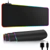 Podkładka gamingowa podświetlana rgb xl 80x30 pod myszkę klawiaturę usb