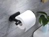 Uchwyt na papier toaletowy samoprzylepny czarny metal loft bez wiercenia