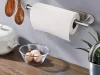 Uchwyt samoprzylepny na ręcznik papierowy metalowy srebrny loft