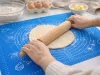 STOLNICA SIIKONOWA 50X40 MATA KUCHENNA DO CIASTA ANTYPOŚLIZGOWA ZWIJANA