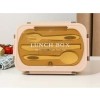 Lunchbox śniadaniówka pojemnik na śniadanie obiad z przegródkami sztućce