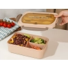 Lunchbox śniadaniówka pojemnik na śniadanie obiad z przegródkami sztućce