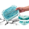Lunchbox śniadaniówka pojemnik na śniadanie obiad z przegródkami sztućce