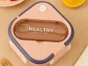 Śniadaniówka z przegródkami pojemnik sztućce lunchbox do mikrofali 1000ml