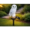Lampa solarna LED sowa ogrodowa duża lampka wbijana dekoracja do ogrodu