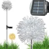 Lampa solarna ogrodowa LED dmuchawiec fajerwerk na szpikulcu do ogrodu 2szt