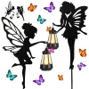 2 x lampa solarna ozdobna z czujnikiem zmierzchu ozdoba wróżki elf lampion