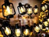 Lampki solarne ogrodowe LED girlanda lampiony na balkon taras dekoracyjne