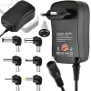 Zasilacz uniwersalny regulowany 3V-12V z 6 końcówkami DC i wyjściem USB