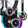 Kółka boczne do roweru dziecięcego diody led koła rowerowe świecące 12-16"