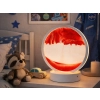 Lampa piaskowa 3D z ruchomym dynamicznym piaskiem USB LED RGB