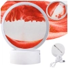 Lampa piaskowa 3D z ruchomym dynamicznym piaskiem USB LED RGB