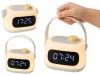 Lampka nocna LED z zegarem cyfrowym, budzikiem, timerem i akumulatorem model 12415