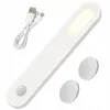 Lampka LED z czujnikiem ruchu USB magnetyczna do szafy na schody 1,5W biała