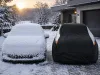 Pokrowiec na samochód auto całoroczny wodoodporny plandeka czarny XL