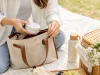 Składany kubek silikonowy z pokrywką 200 ml turystyczny na biwak plażę