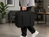 Plecak biznesowy męski na laptop usb elegancki czarny pojemny miejski