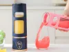Blender kielichowy bezprzewodowy smoothie kubek mikser 450 ml granatowy usb
